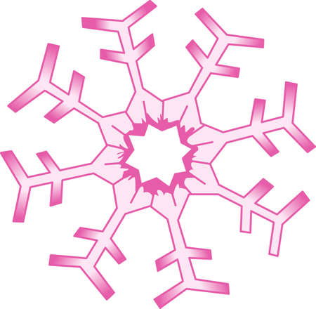 This beautiful snowflake is a perfect design for this winter.  Pick those designs from Great Notions.のイラスト素材