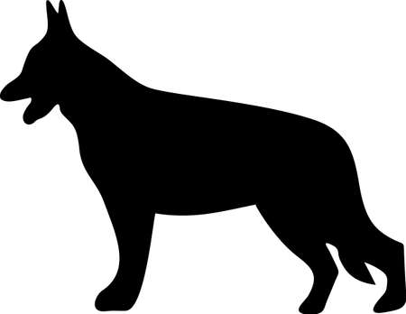 My best friend is hard at work for me.  Show everyone how much your dog means to you.  They will love it!のイラスト素材