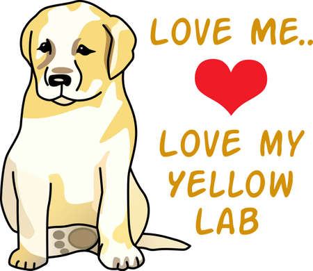 My best friend is hard at work for me.  Show everyone how much your dog means to you.  They will love it!のイラスト素材