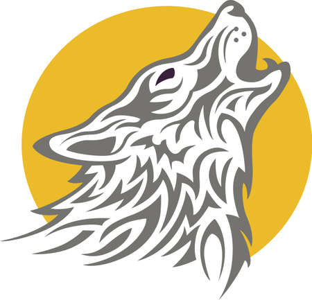 The strength of the wolf is the pack and the strength of the pack is the wolf.のイラスト素材