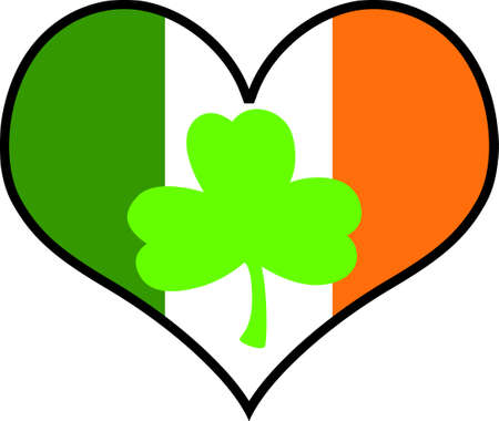 Show your Irish pride at Valentines.  Everyone will love it!のイラスト素材