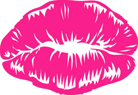 So many colors of lipstick, only two lips.  Its not easy being glamorous!  Everyone will love it!のイラスト素材