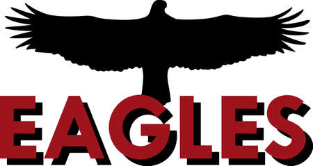 Show your team spirit with this Eagles logo.  Everyone will love it!のイラスト素材