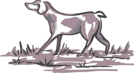 The country dog is perfect to add to your designs.  のイラスト素材