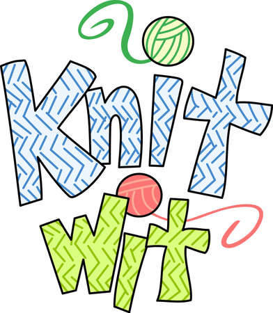 A knitted sweater made by grandmas love makes winter so much warmer.  Let grandma know she is appreciated.  She will love it!のイラスト素材