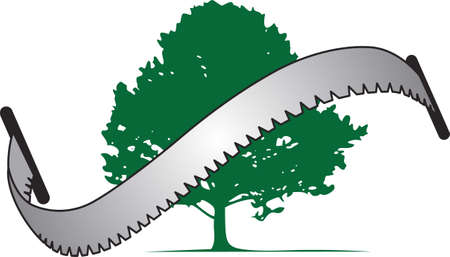 The perfect gift for a tree service company.のイラスト素材