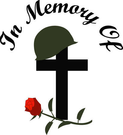 A hero's ultimate sacrifice is never forgotten.のイラスト素材
