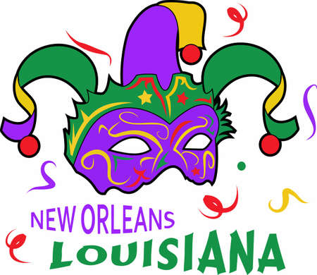 The king cake is am important part for your mardi gras celebration. のイラスト素材