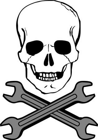 You entrust your car to your mechanic.  This design is perfect for thanking them! They will love it!のイラスト素材