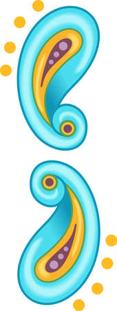 This is a beautiful paisley to add to your design.  Get these designs from Great Notions.のイラスト素材