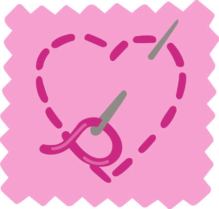 Quilting is such a special talent that requires time patience.  They will love it!のイラスト素材