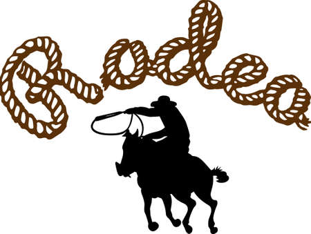Grab your boots and cowboy hat and head to the rodeo. Dont forget to give this adorable design for your favorite cowboy.  He will love it!のイラスト素材