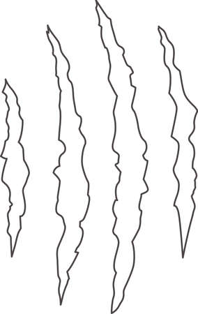 Show your team spirit with this claw mark.  Everyone will love it.のイラスト素材