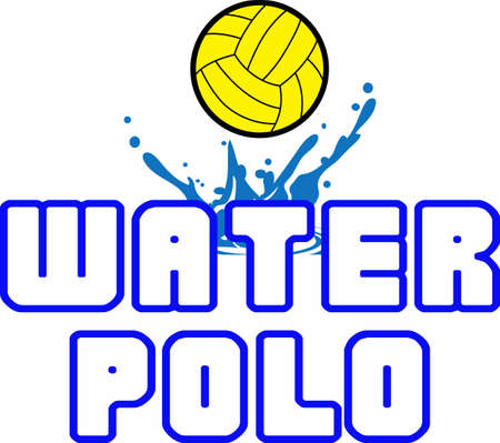 This design is perfect for the water polo team.  Show your team spirit.のイラスト素材