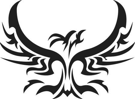 Tribal designs make wonderful tattoos.のイラスト素材