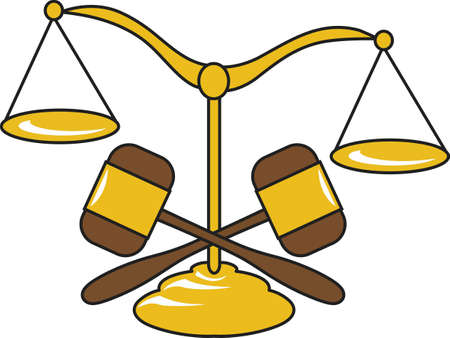 The perfect design for a law office.  Another nice design from Great Notions.のイラスト素材