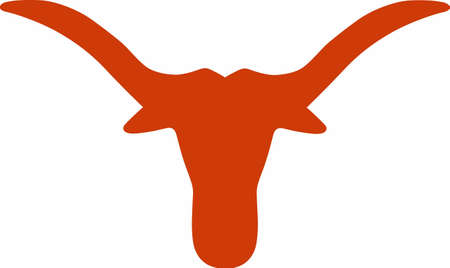 Texas UT Longhorns show your pride at the game with this design from Great Notions.のイラスト素材