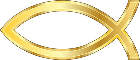 The fish as a symbol in Christianity is nearly as old as the Christian faith itself. のイラスト素材