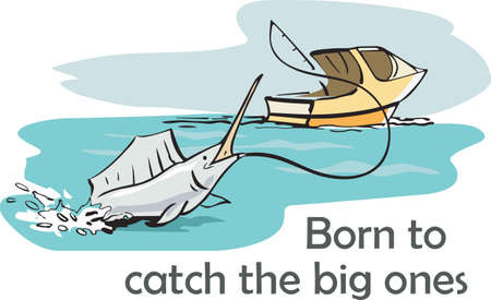 Dont forget this cute design when you go fishin.  This design is perfect to take with you when you go.  Everyone will love it!のイラスト素材