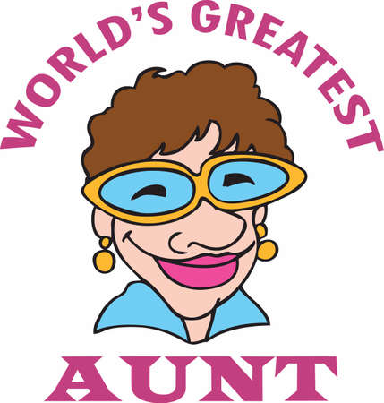 Have a fun day every time you look at this humorous lady.のイラスト素材