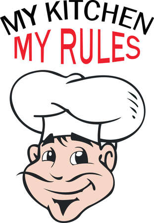 Homemade cooking is just too good to pass by.  Bring some sweet inspiration to your kitchen with this design!のイラスト素材