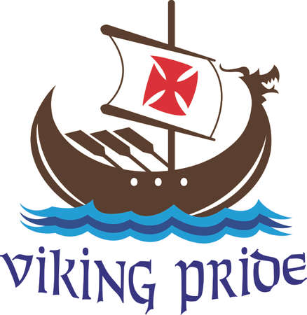 A Viking can never be conquered.  The victory is mine!  A perfect design for the next game  のイラスト素材