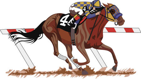Great design for all horseracing enthusiasts!のイラスト素材