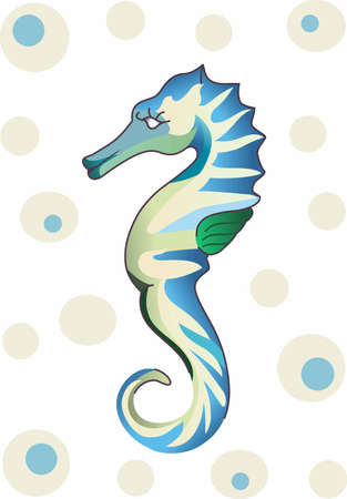 A sweet seahorse is perfect for the sea life lover.のイラスト素材