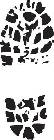 Leave no trace but a boot print on the trail.  Grab this design from Great Notions.のイラスト素材