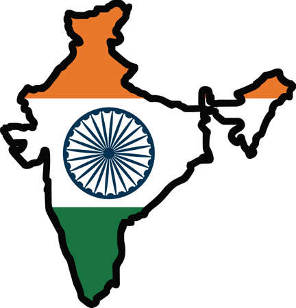 Display your love for travel with a map of another country.のイラスト素材