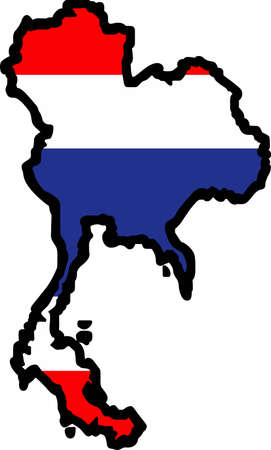 Display your love for travel with a map of another country.のイラスト素材