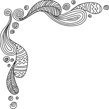 Accent any project with a lovely paisley decoration.のイラスト素材