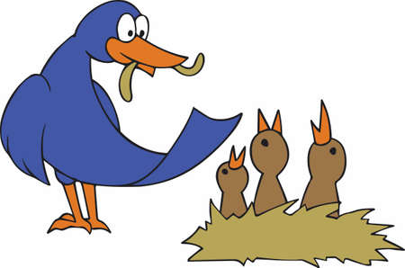 There is no place safer than a mother's arms, there is no love greater than a mother's love.のイラスト素材