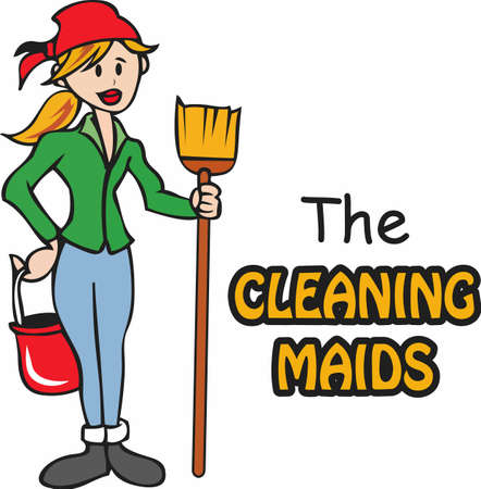 The perfect design for your maid cleaning service company!のイラスト素材