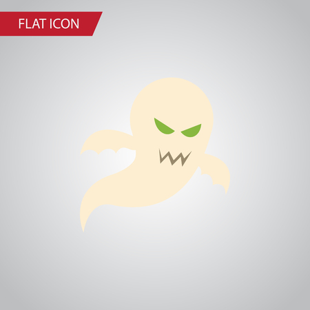 Isolated Phantom Flat Icon. Ghost Vector Element Can Be Used For Ghost, Phantom, Specter Design Concept.のイラスト素材