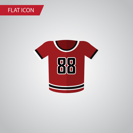 Isolated Uniform Flat Icon. T-Shirt Vector Element Can Be Used For Shirt, Uniform, Blouse Design Concept.のイラスト素材