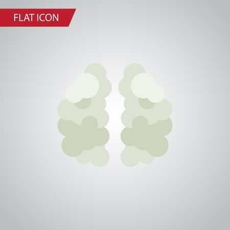Isolated Mind Flat Icon. Mentality Vector Element Can Be Used For Mentality, Mind, Brain Design Concept.のイラスト素材