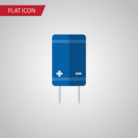 Isolated Receiver Flat Icon. Transistor Vector Element Can Be Used For Electronics, Transistor, Set Design Concept.のイラスト素材
