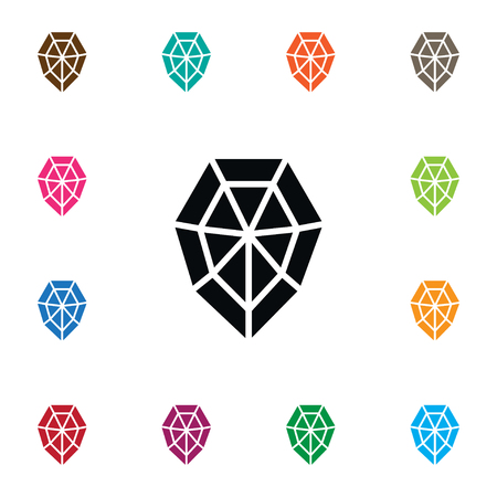 Isolated Wealthy Icon. Diamond Vector Element Can Be Used For Diamond, Wealthy, Gem Design Concept.のイラスト素材