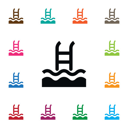Isolated Swimming Pool Icon. Basin Vector Element Can Be Used For Swimming, Pool, Basin Design Concept.のイラスト素材