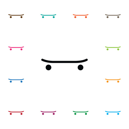 Isolated Skateboard Icon. Skate  Vector Element Can Be Used For Skate, Skateboard, Freestyle Design Concept.のイラスト素材