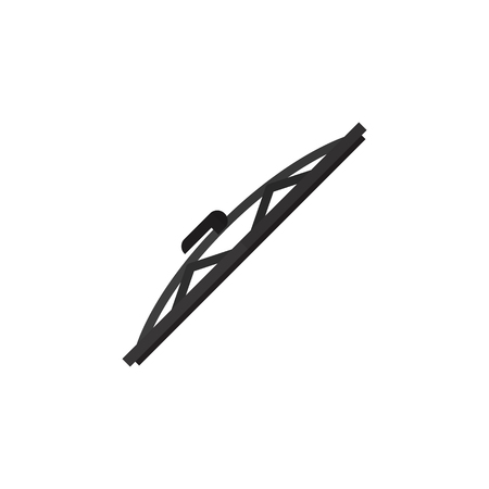 Isolated Auto Wiper Flat Icon. Windshield Vector Element Can Be Used For Windshield, Auto, Wiper Design Concept.のイラスト素材