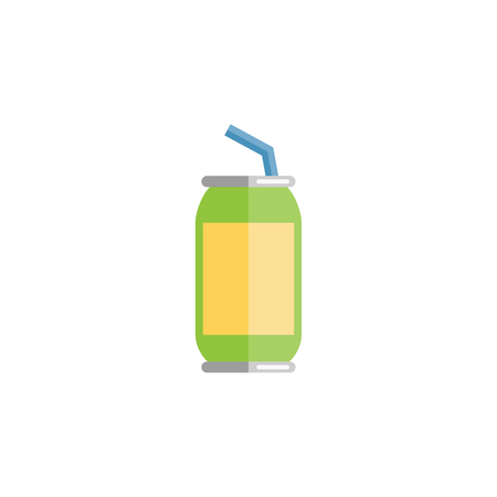Drink Vector Element Can Be Used For Drink, Beverage, Fizzy Design Concept.  Isolated Beverage Flat Icon.のイラスト素材