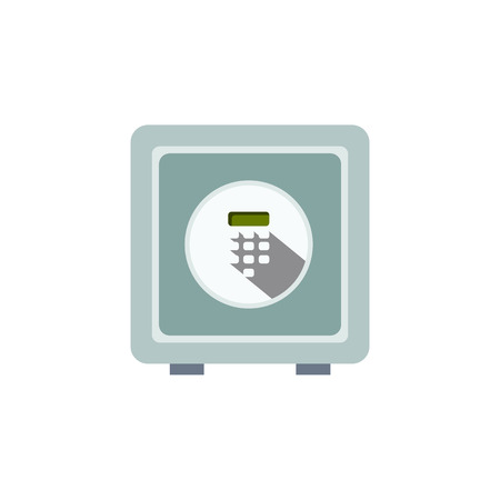 Isolated Security Flat Icon. Safe Vector Element Can Be Used For Safe, Strongbox, Security Design Concept.のイラスト素材