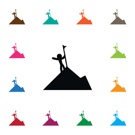 Isolated Winner Icon. Hiking Vector Element Can Be Used For Winner, Hiking, Flag Design Concept.のイラスト素材