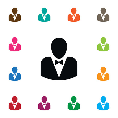 Isolated Politician Icon. Leader Vector Element Can Be Used For Leader, Male, Politician Design Concept.のイラスト素材