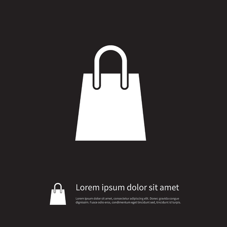 Merchandise Vector Element Can Be Used For Shopping, Bag, Merchandise Design Concept.  Isolated Shopping Bag Icon.のイラスト素材