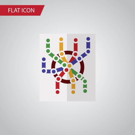 Router Vector Element Can Be Used For Router, Map, Subway Design Concept.  Isolated Subway Map Flat Icon.のイラスト素材
