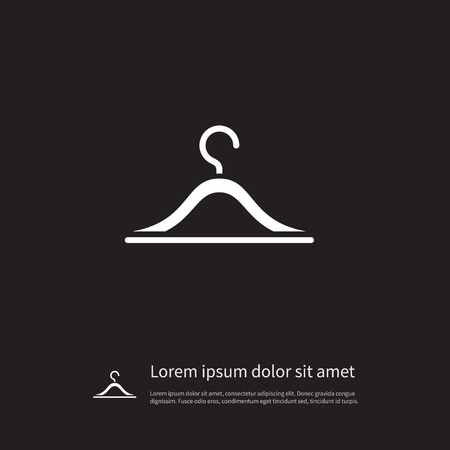 Hook Vector Element Can Be Used For Hanging, Hook, Checkroom Design Concept.  Isolated Checkroom Icon.のイラスト素材