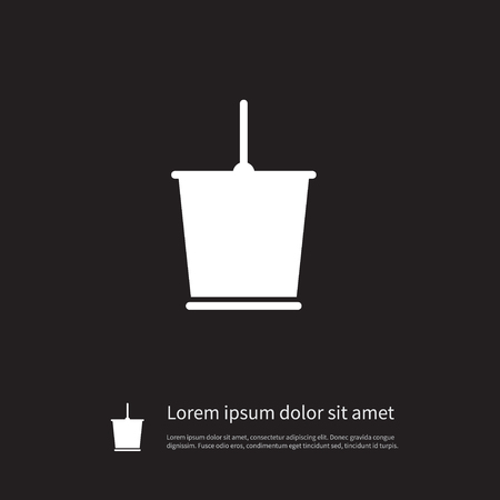 Isolated Bucket Icon. Pail Vector Element Can Be Used For Bucket, Pail, Container Design Concept.のイラスト素材